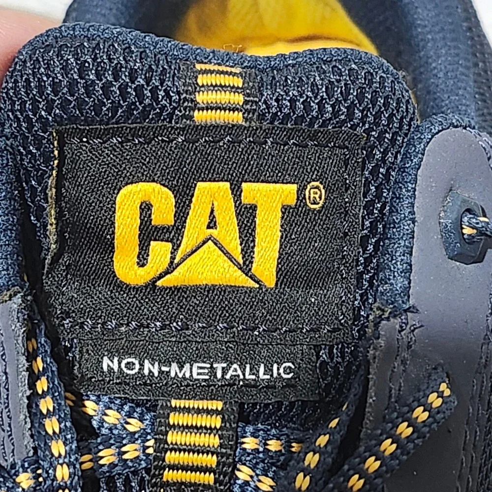 Caterpillar Streamline 2.0 Composite Toe Work Shoes Mens 10 Navy P91380 EH SRX